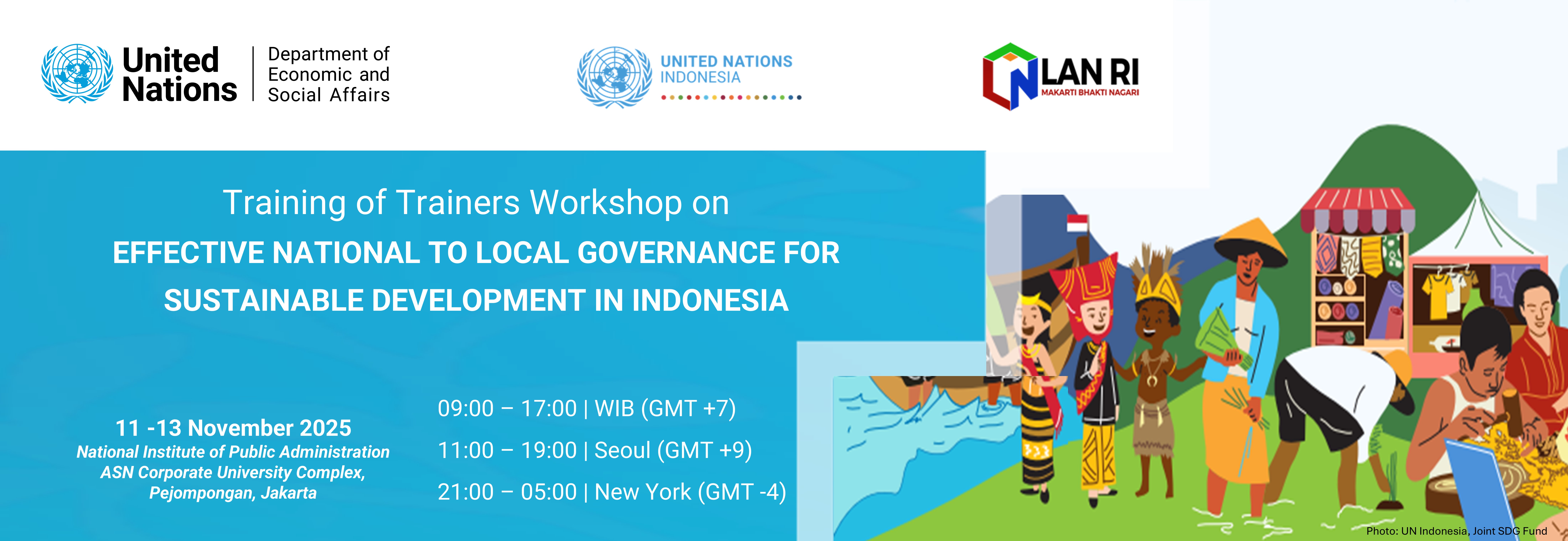 Trainers (TOT) Workshop on Effective National to Local Governance for SDG Implementation?in Indonesia