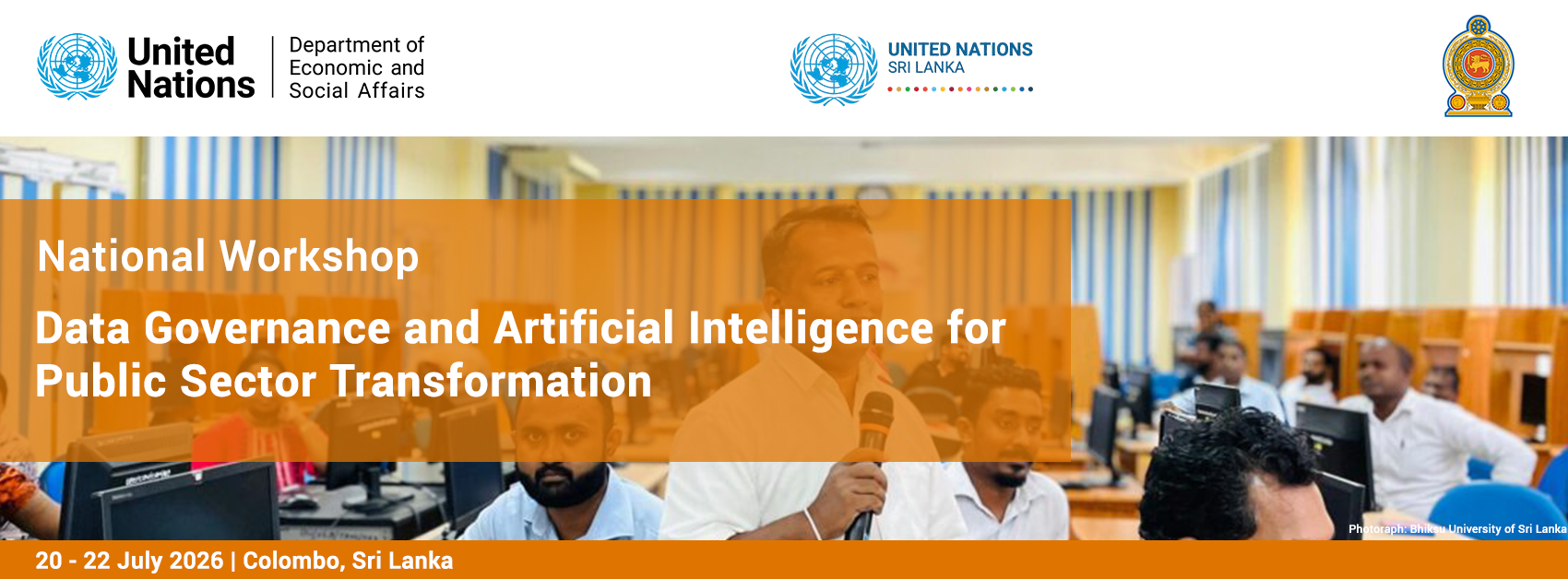 National Workshop on Data Governance and Artificial Intelligence for Public Sector Transformation