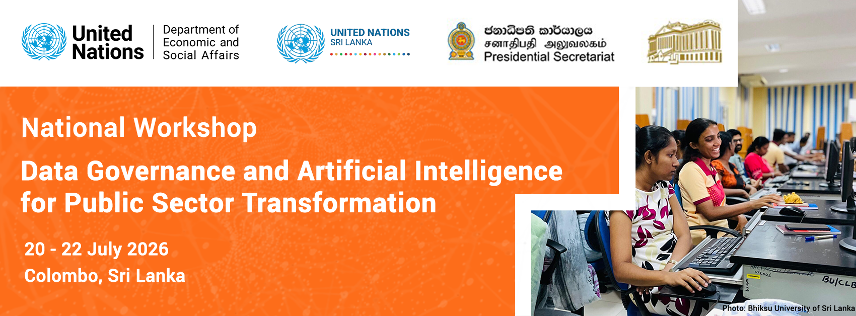 National Workshop on Data Governance and Artificial Intelligence for Public Sector Transformation